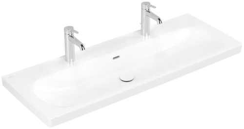 Bild von VILLEROY BOCH Skyla Schrankwaschtisch, 1200 x 460 x 160 mm, Weiß Alpin CeramicPlus, mit Überlauf #5A51C4R1