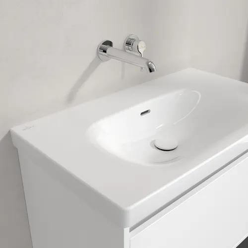 Bild von VILLEROY BOCH Skyla Schrankwaschtisch, 800 x 460 x 160 mm, Weiß Alpin CeramicPlus, mit Überlauf #5A5182R1