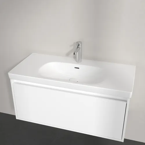 Obrázek VILLEROY BOCH Skyla Vanity washbasin, 1000 x 460 x 160 mm, White Alpin, with overflow #5A51A501