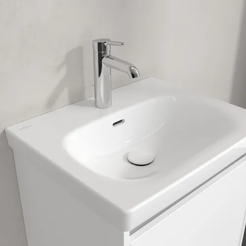 Obrázek VILLEROY BOCH Skyla Washbasin, 445 x 550 x 150 mm, White Alpin, with overflow #5A515501