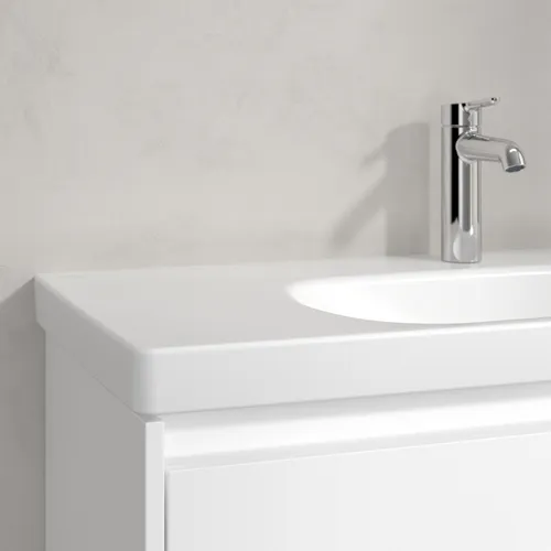 Picture of VILLEROY BOCH Skyla Vanity washbasin, 1000 x 460 x 160 mm, Stone White CeramicPlus, without overflow #5A51A2RW