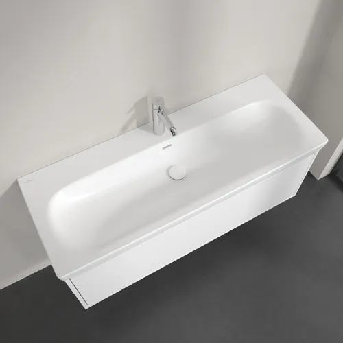 Obrázek VILLEROY BOCH Skyla Vanity washbasin, 1200 x 460 x 160 mm, Stone White CeramicPlus, with overflow #5A51C5RW