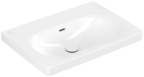 Bild von VILLEROY BOCH Skyla Waschbecken, 650 x 460 x 160 mm, Weiß Alpin CeramicPlus, mit Überlauf #5A5167R1