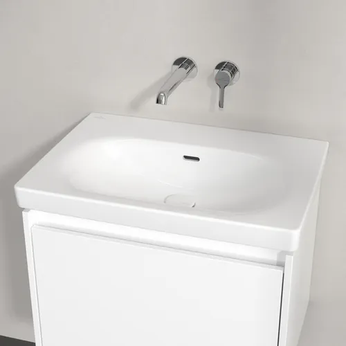 Obrázek VILLEROY BOCH Skyla Washbasin, 650 x 460 x 160 mm, White Alpin CeramicPlus, with overflow #5A5167R1