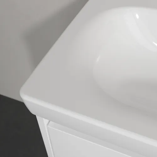 Obrázek VILLEROY BOCH Skyla Vanity washbasin, 800 x 460 x 160 mm, White Alpin CeramicPlus, with overflow #5A52L3R1