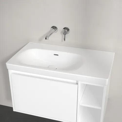 Obrázek VILLEROY BOCH Skyla Vanity washbasin, 800 x 460 x 160 mm, White Alpin CeramicPlus, with overflow #5A52L3R1