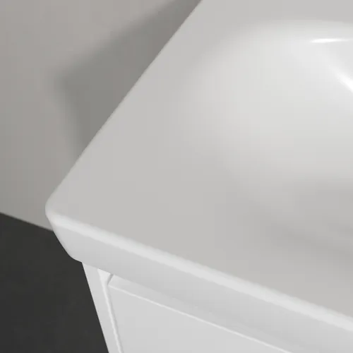 Bild von VILLEROY BOCH Skyla Waschbecken, 650 x 460 x 160 mm, Stone White CeramicPlus, ohne Überlauf #5A5166RW