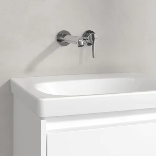 Bild von VILLEROY BOCH Skyla Waschbecken, 445 x 550 x 150 mm, Weiß Alpin CeramicPlus, ohne Überlauf #5A5158R1