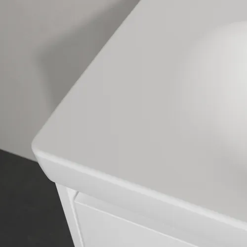 Bild von VILLEROY BOCH Skyla Schrankwaschtisch, 800 x 460 x 160 mm, Stone White CeramicPlus, ohne Überlauf #5A5181RW
