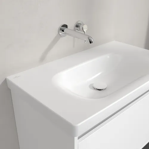 Obrázek VILLEROY BOCH Skyla Vanity washbasin, 800 x 460 x 160 mm, Stone White CeramicPlus, without overflow #5A5183RW