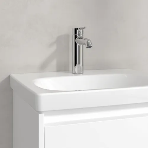 Picture of VILLEROY BOCH Skyla Washbasin, 445 x 550 x 150 mm, White Alpin CeramicPlus, without overflow #5A5156R1
