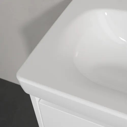 Picture of VILLEROY BOCH Skyla Washbasin, 445 x 550 x 150 mm, White Alpin CeramicPlus, without overflow #5A5156R1