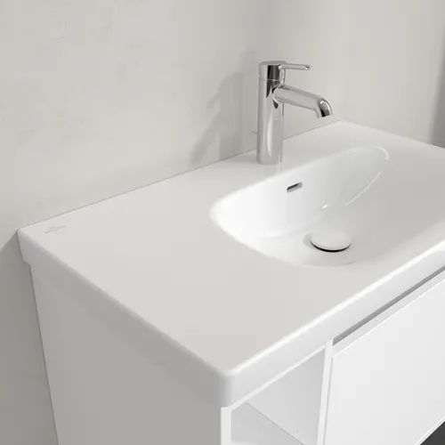 Picture of VILLEROY BOCH Skyla Vanity washbasin, 800 x 460 x 160 mm, White Alpin CeramicPlus, with overflow #5A52R1R1