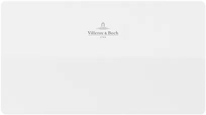 Obrázek VILLEROY BOCH Le Valence drain cover, 128 x 230 x 9 mm, white #92129868