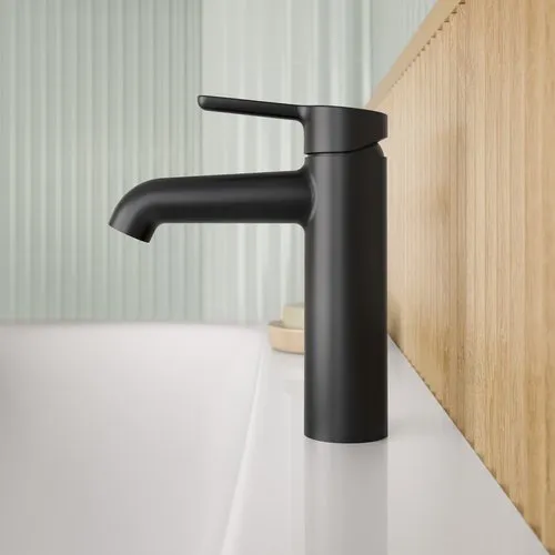 Obrázek VILLEROY BOCH Skyla Single-lever basin mixer without waste, Matt Black #TVW116004000K5
