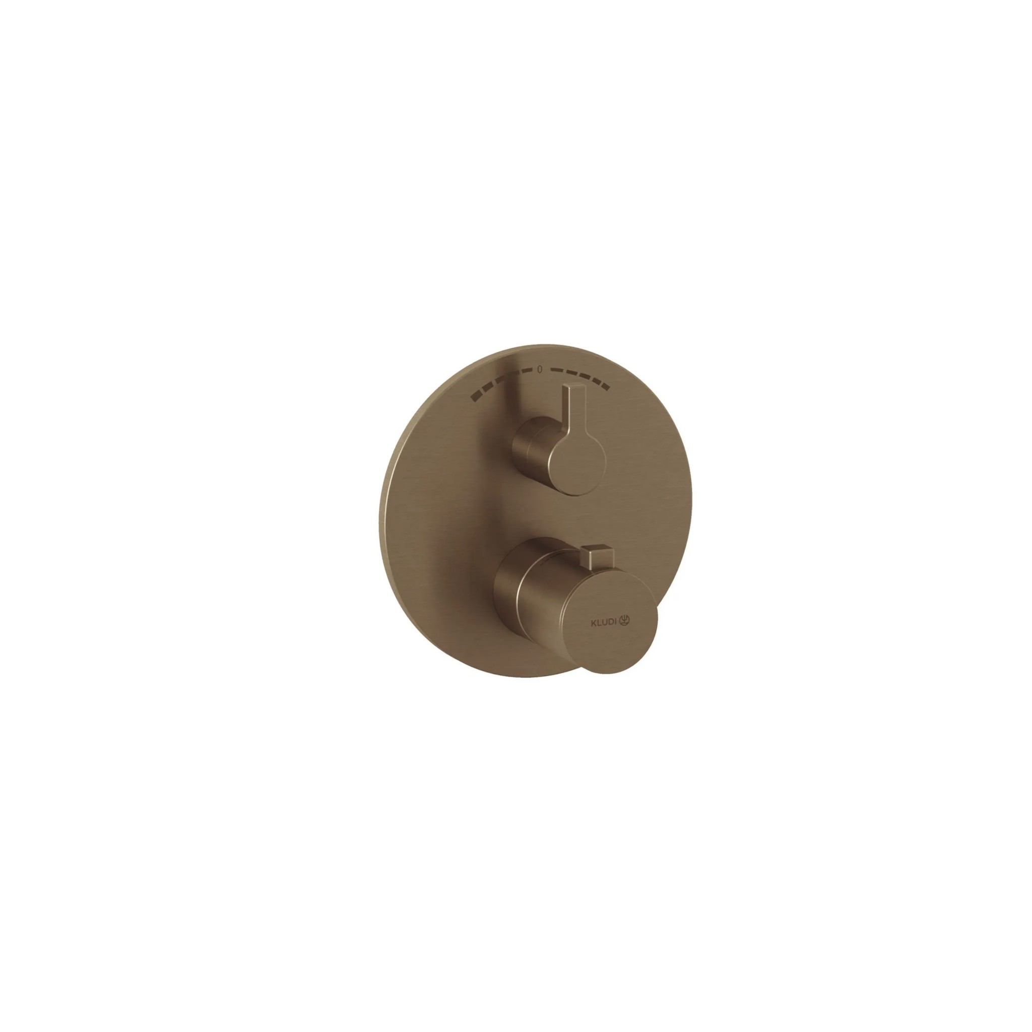 Bild von KLUDI KLUDI-NOVA FONTE Puristic concealed thermostatic Bath Mixer; Shower Mixer #20810N115 - Brushed Bronze