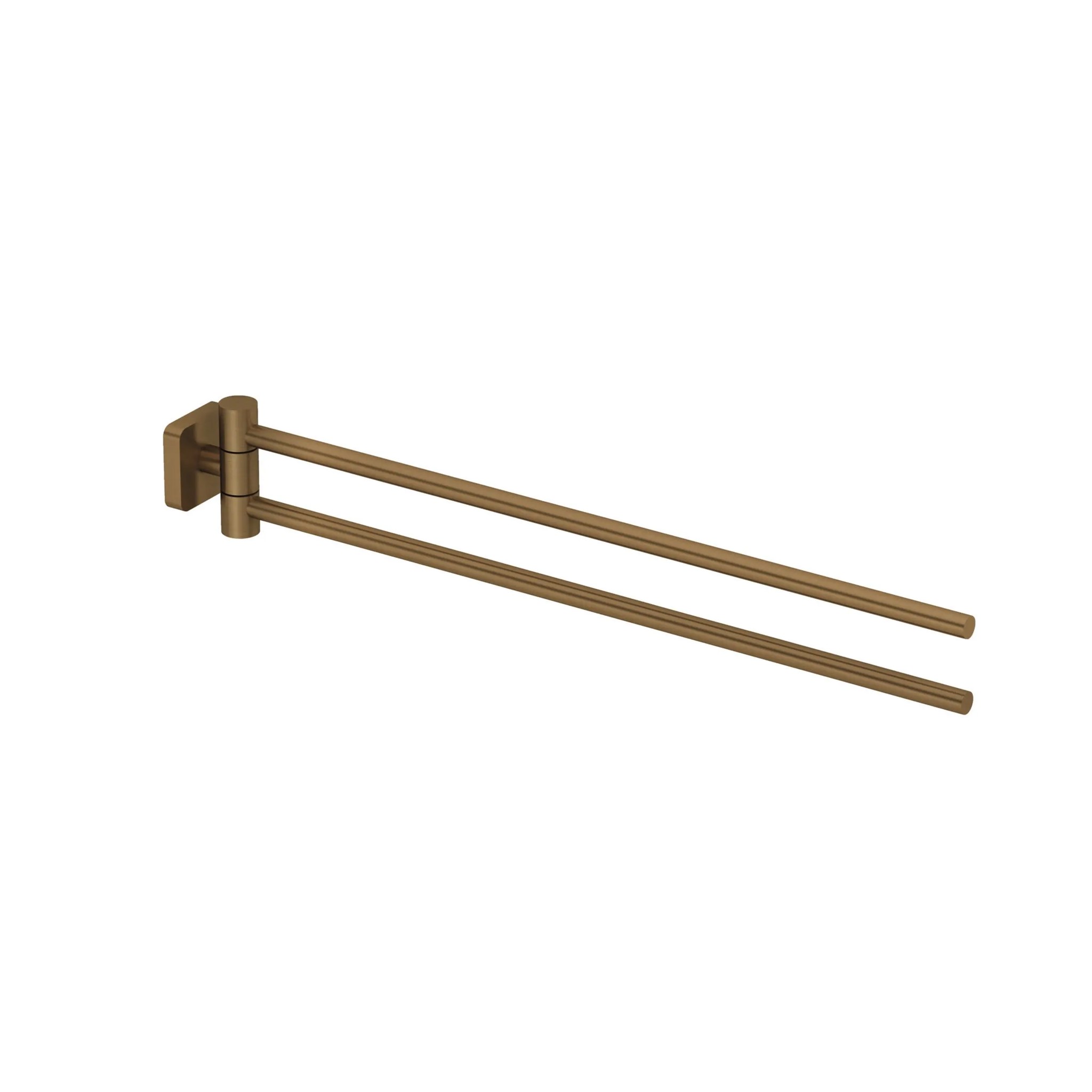Bild von KLUDI Doppel-Handtuchhalter #25977N1 - Brushed Bronze