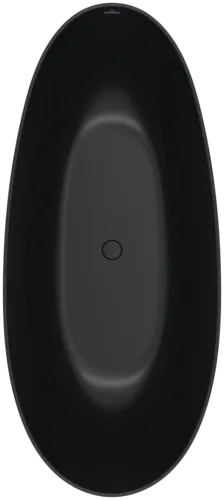 Bild von VILLEROY BOCH Antao freistehende Badewanne, 1700 x 750 mm, Pure Black #UBQ170TAO7TV-R7