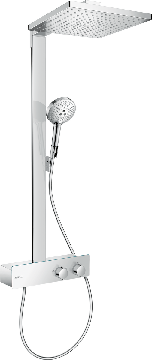 Bild von HANSGROHE Raindance E Showerpipe 300 1jet mit ShowerTablet 350 #27361700 - Mattweiß
