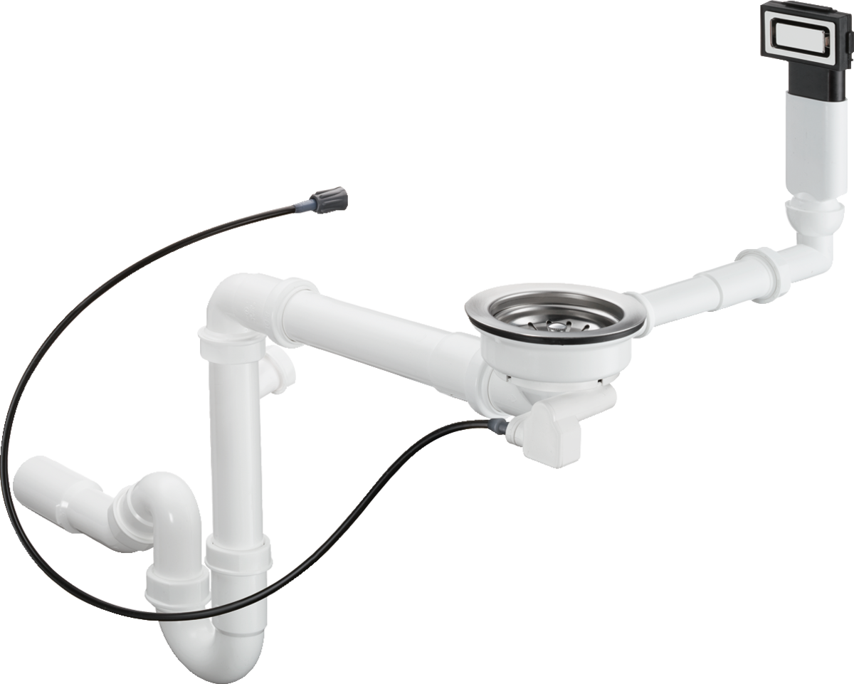 Bild von HANSGROHE D11-12 Automatische Ab- und Überlaufgarnitur für Spüle 400/450 Select #43940000