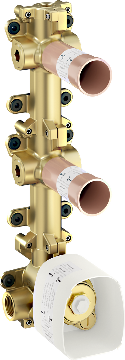 Obrázek HANSGROHE AXOR Jedno základní těleso pro modul termostatu pod omítku pro 2 spotřebiče #48720180