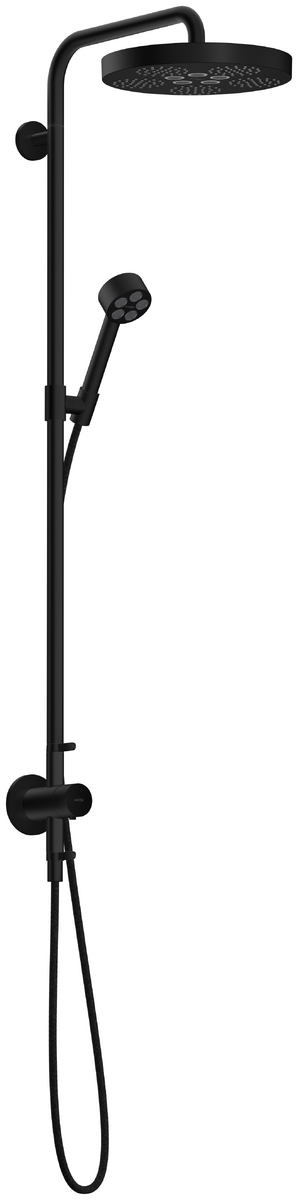 Bild von HANSGROHE AXOR One Showerpipe mit Thermostat und Kopfbrause 280 1jet EcoSmart Unterputz #48797670 - Mattschwarz