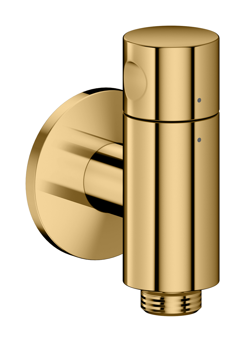 Bild von HANSGROHE AXOR One Wandanschluss Stop mit Absperrventil #48781990 - Polished Gold Optic