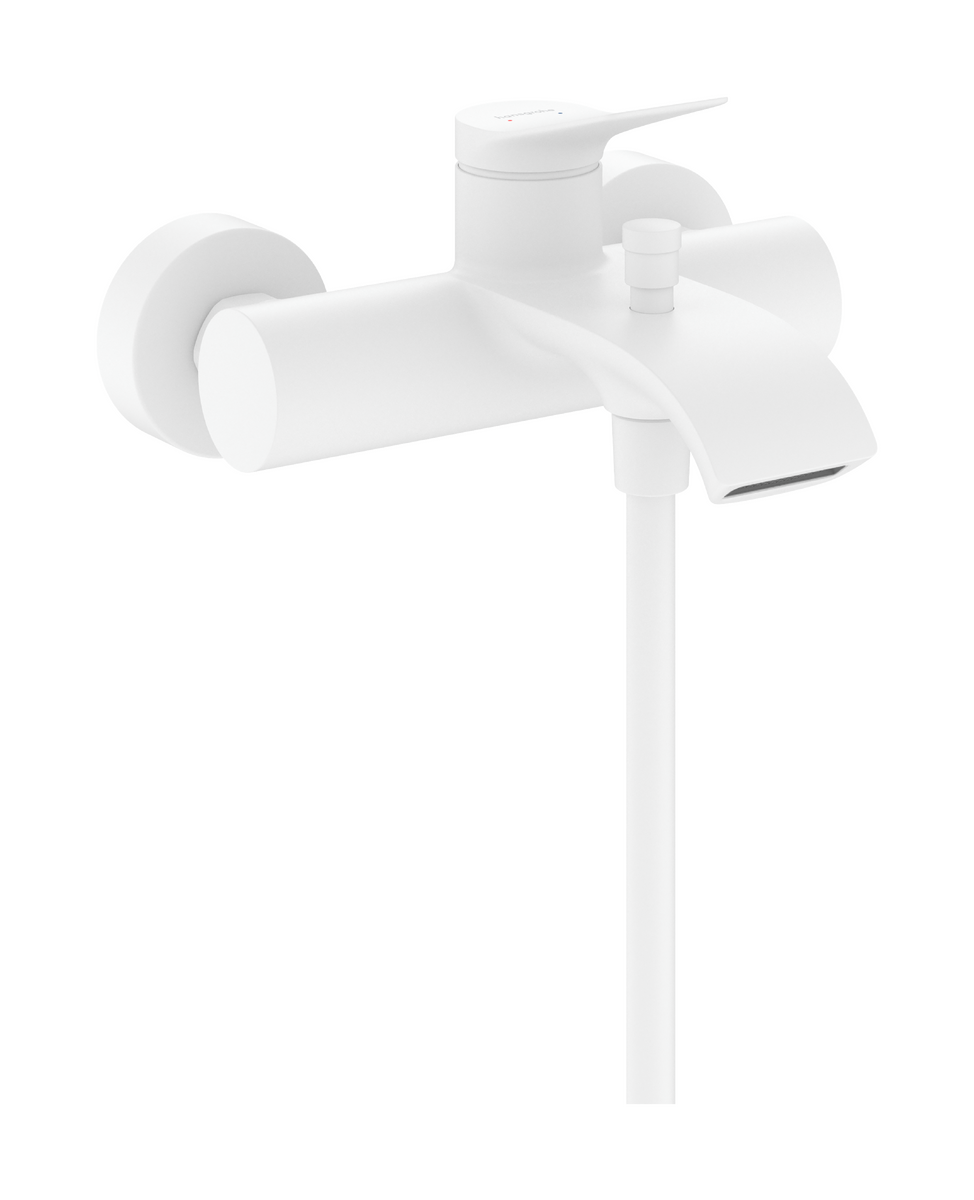 Bild von HANSGROHE Vivenis Einhebel-Wannenmischer Original Aufputz #75423700 - Mattweiß