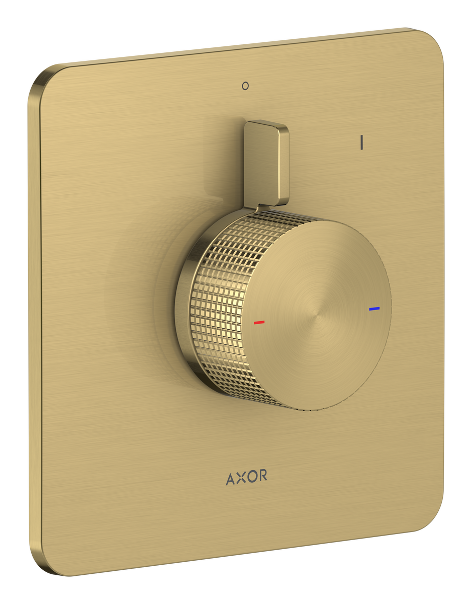 Bild von HANSGROHE AXOR Citterio C Mischer Unterputz für 1 Verbraucher - Cubic cut #49651950 - Brushed Brass