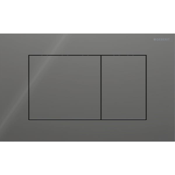 Picture of GEBERIT Sigma40 flush plate for dual flush, square lava #115.629.JK.1