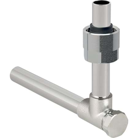 Bild von GEBERIT Metallrohr-Passwinkel 90° absperrbar, mit Anschlussverschraubung für Eurokonus #611.603.22.3