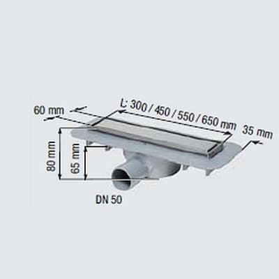 Bild von KESSEL Duschrinne Linearis Compact 45600.61
