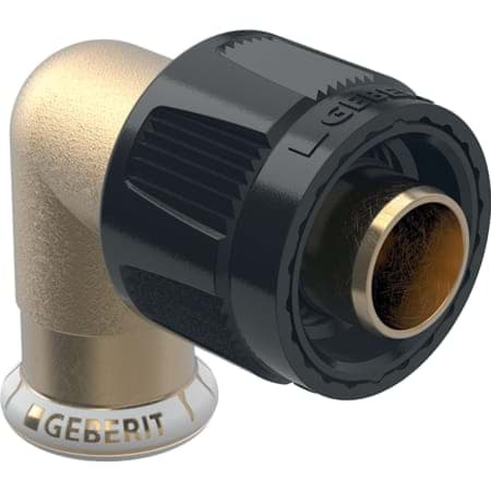 Bild von GEBERIT Mapress Übergangswinkel 90° mit MasterFix #61120
