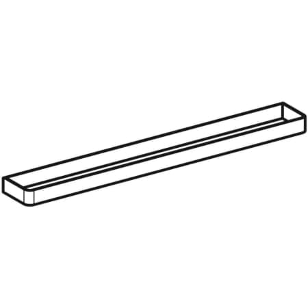 Obrázek GEBERIT towel rail for bathroom furniture 502.328.01.3