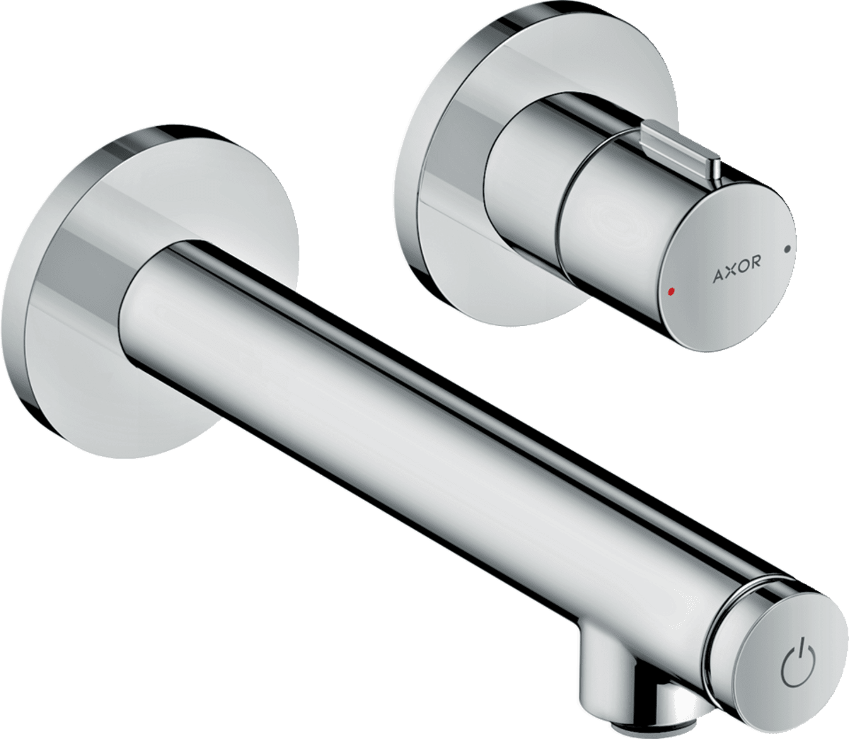 Obrázek HANSGROHE AXOR Uno Umyvadlová baterie pod omítku, montáž na stěnu, Select, s výtokem 158 mm #45112000 - chrom