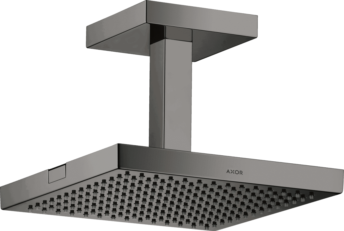 Obrázek HANSGROHE AXOR ShowerSolutions horní sprcha 240/240 1jet se stropním připojením #10929330 - Leštěný černý chrom