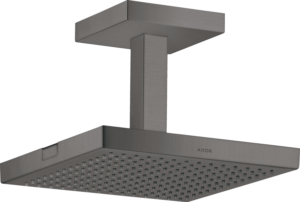 Obrázek HANSGROHE AXOR ShowerSolutions horní sprcha 240/240 1jet s připojením ke stropu #10929340 - Brushed Black Chrome