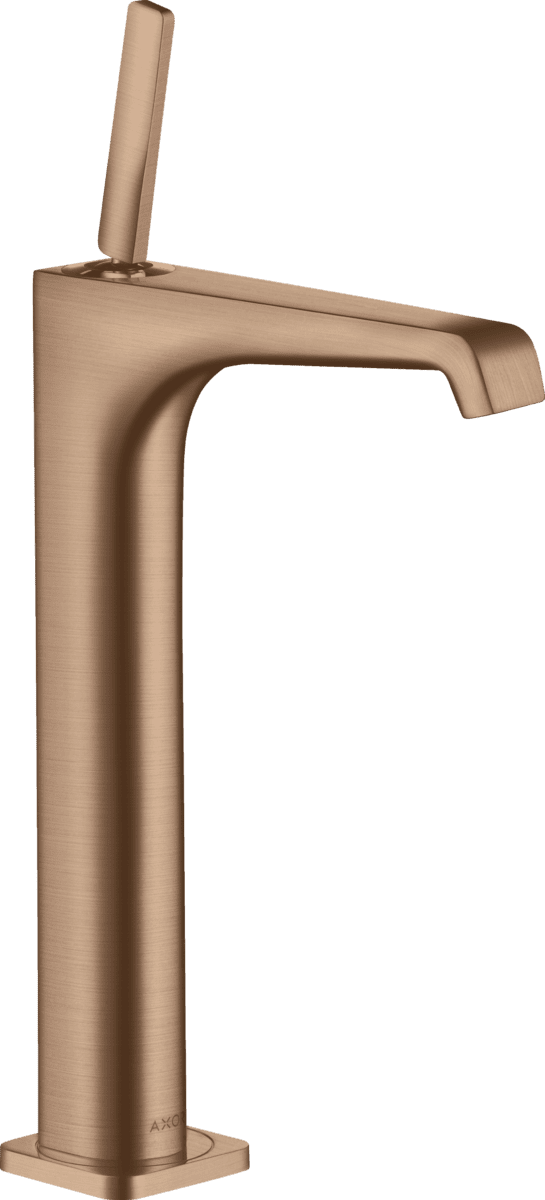 Bild von HANSGROHE AXOR Citterio E Einhebel-Waschtischmischer 250 mit Pingriff für Aufsatzwaschtische mit Ablaufgarnitur #36104310 - Brushed Red Gold