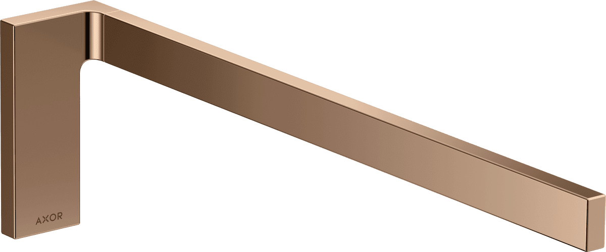 Bild von HANSGROHE AXOR Universal Rectangular Handtuchhalter #42626300 - Polished Red Gold