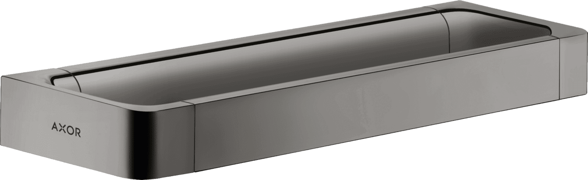 Bild von HANSGROHE AXOR Universal Softsquare Reling Haltestange 300 mm #42830330 - Polished Black Chrome
