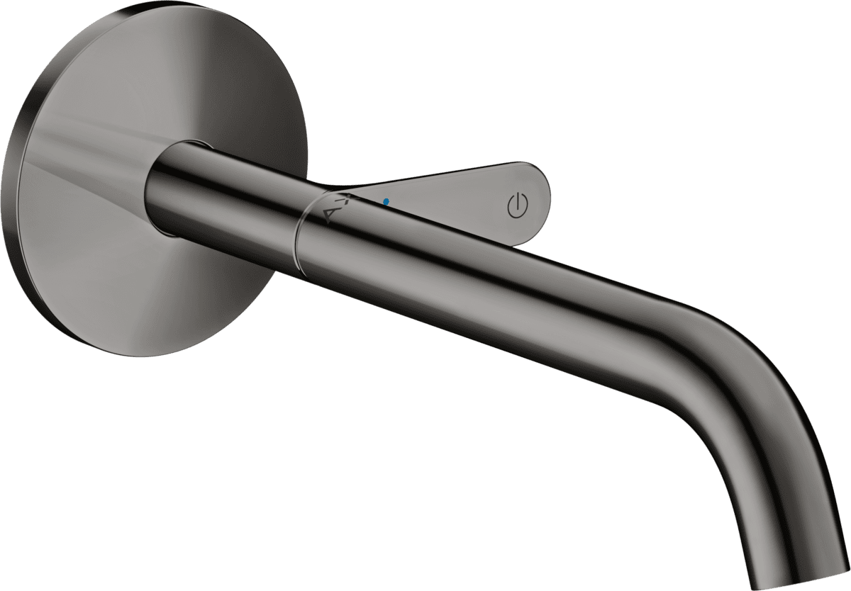 Bild von HANSGROHE AXOR One Waschtischmischer Unterputz für Wandmontage Select mit Auslauf 220 mm #48112330 - Polished Black Chrome