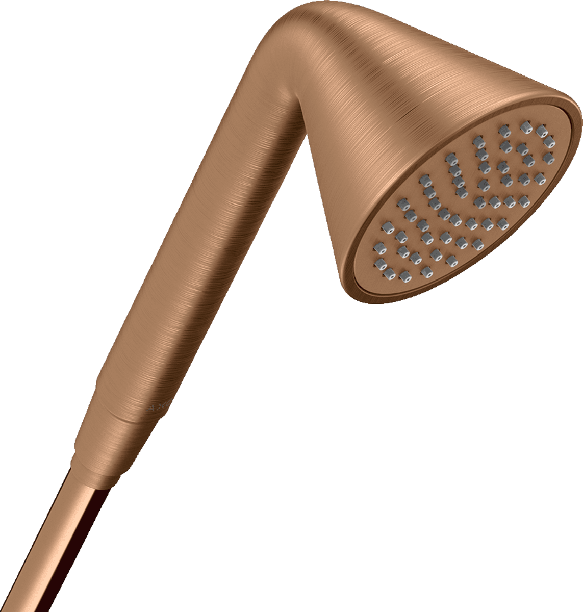 Bild von HANSGROHE AXOR Showers/Front Handbrause 85 1jet EcoSmart #26025140 - Brushed Bronze