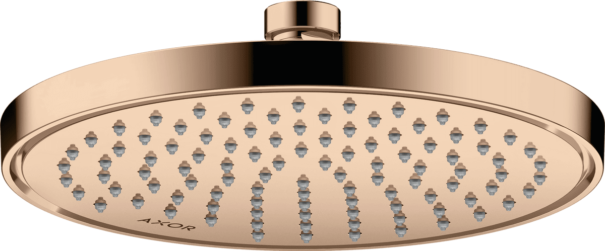 Picture of HANSGROHE AXOR ShowerSolutions Overhead shower 220 1jet EcoSmart #35383300 - Polished Red Gold