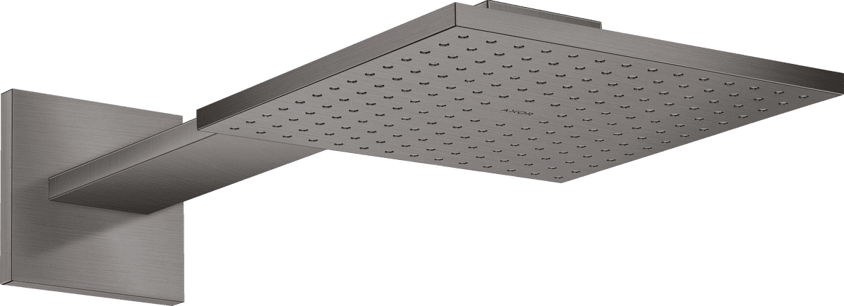 Bild von HANSGROHE AXOR ShowerSolutions Kopfbrause 250/250 1jet mit Brausearm #35306340 - Brushed Black Chrome