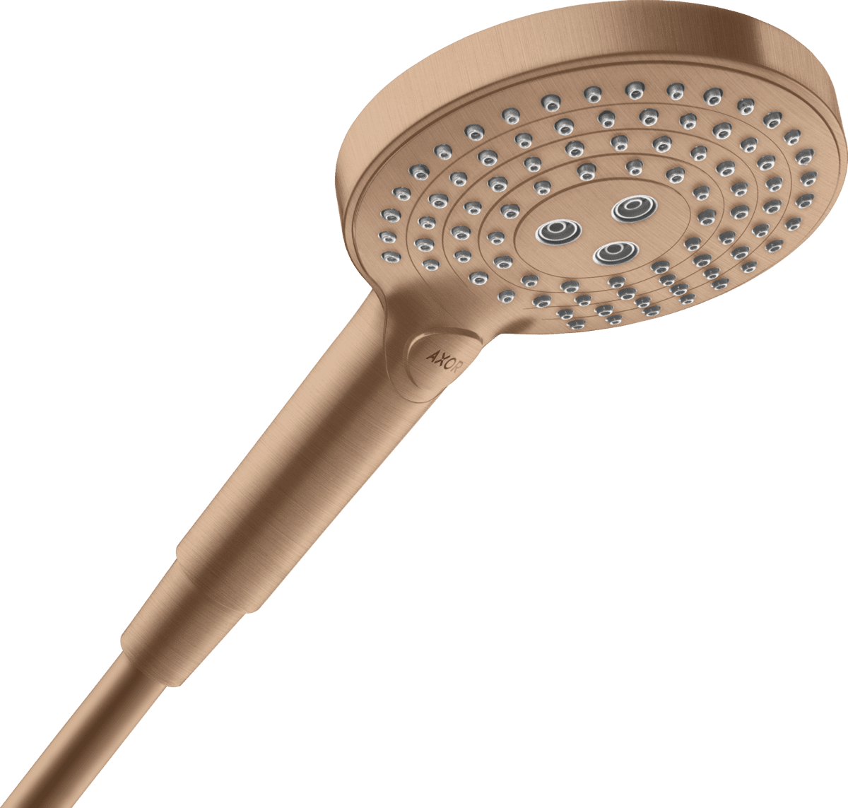 Bild von HANSGROHE AXOR ShowerSolutions Handbrause 120 3jet EcoSmart #26051310 - Brushed Red Gold