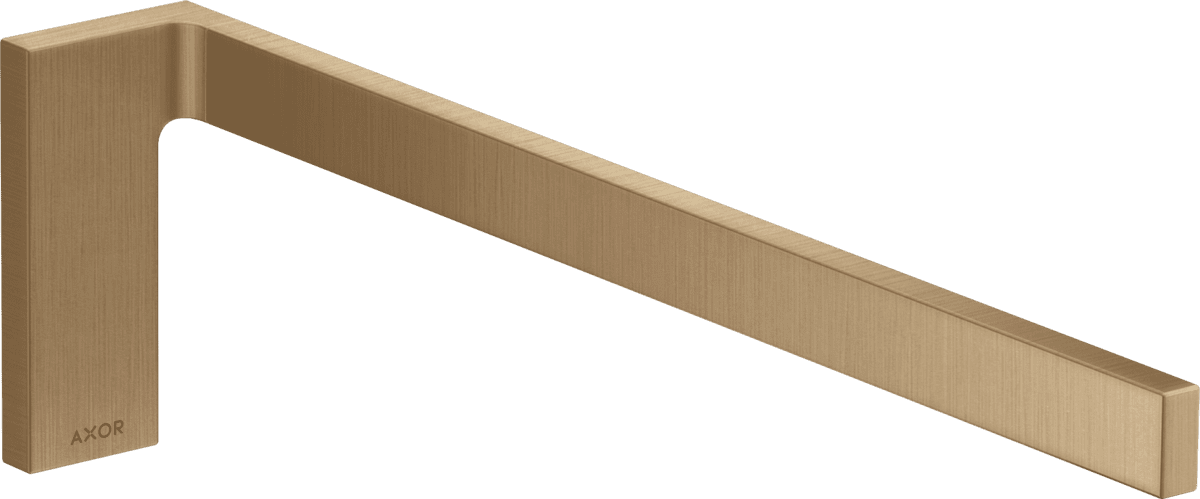 Bild von HANSGROHE AXOR Universal Rectangular Handtuchhalter #42626140 - Brushed Bronze