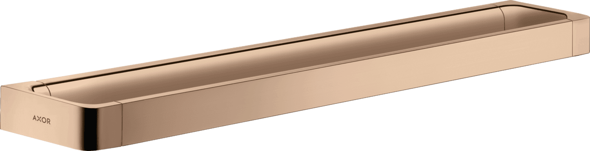 Picture of HANSGROHE AXOR Universal Softsquare Rail bath towel holder 600 mm #42832300 - Polished Red Gold