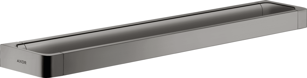 Picture of HANSGROHE AXOR Universal Softsquare Rail bath towel holder 600 mm #42832330 - Polished Black Chrome