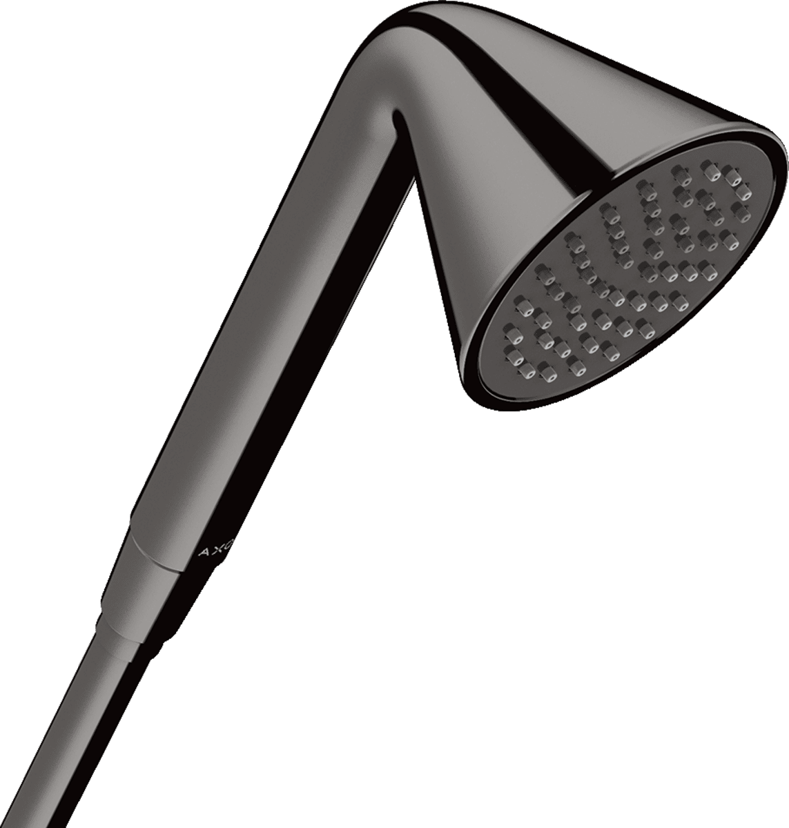 Bild von HANSGROHE AXOR Showers/Front Handbrause 85 1jet EcoSmart #26025330 - Polished Black Chrome