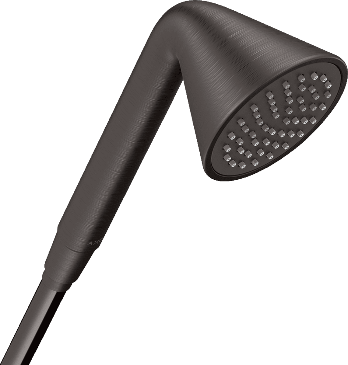 Bild von HANSGROHE AXOR Showers/Front Handbrause 85 1jet EcoSmart #26025340 - Brushed Black Chrome